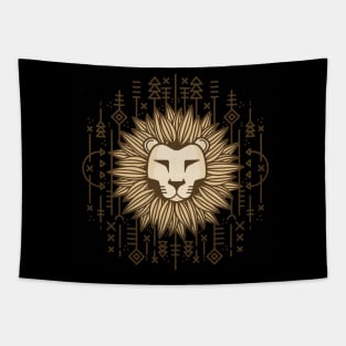 Lion Tribal Tapestry