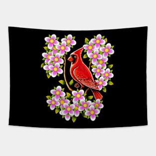 Northern red cardinal Tapestry