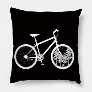 Mountain Bike Funny Pillow