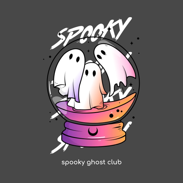 Spooky Ghost Club Ghosts by Tip Top Tee's