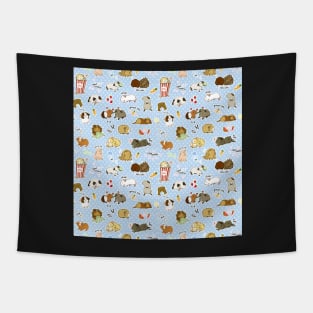 Guinea Pig Party! - Cavy Cuddles and Rodent Romance Tapestry