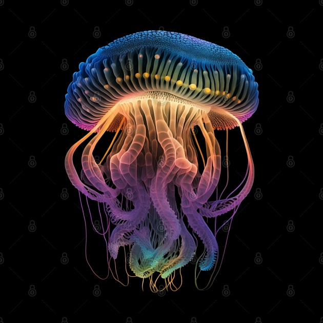 Glowing Jellyfish by AI INKER