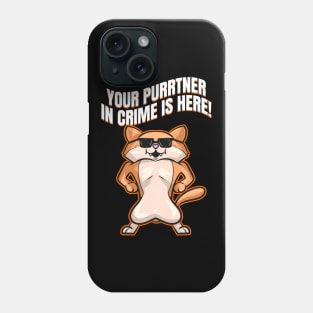 Cool Cat With Sun Glasses On Purrsday Phone Case