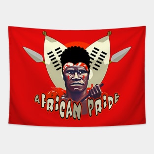 African pride people of great value Tapestry