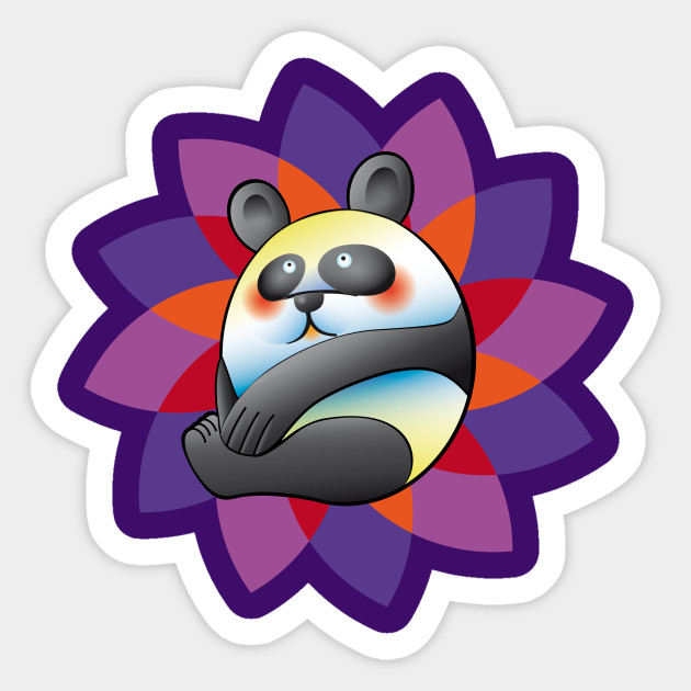 colorful panda bear panda