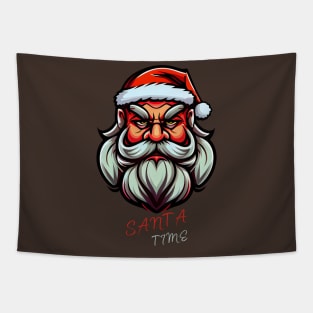 Santa's Christmas Elegance Tapestry