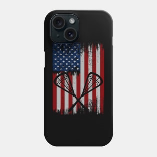 lacrosse usa Phone Case