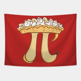 Banana Cream Pie Pi Day Tapestry