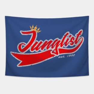 Team Junglist Crown Red Tapestry