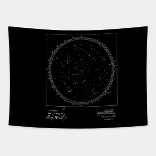 Star Finder Vintage Patent Drawing Tapestry