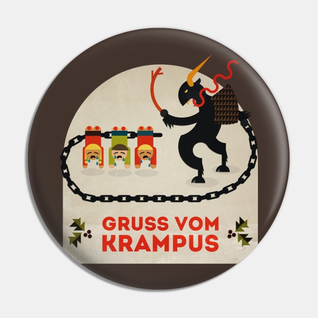 Gruss vom Krampus Pin by DevilOlive