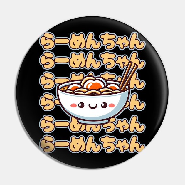 Kawaii Ramen-chan Pin by PunnyBitesPH