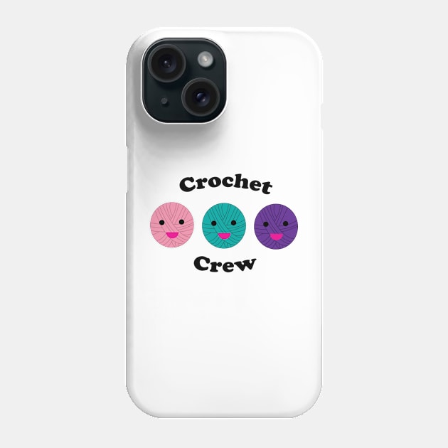 Crochet Crew Funny Kawaii Yarn Phone Case by Beautiful Cuteness