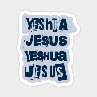 Yeshua Jesus Yeshua Jesus collage (light background) Magnet