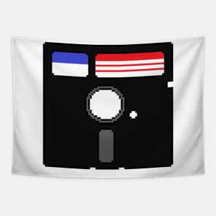 Retro Pixel 5¼ Floppy Disk Tapestry