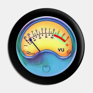 VU meter classic Pin