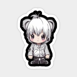 Cuddle Worthy Kawaii Baby Boy Magnet