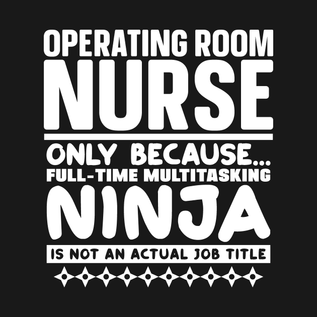 Operating Room Nurse Ninja by colorsplash