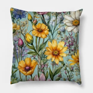 Wildflowers Pillow