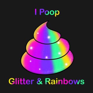 Glitter poop T-Shirt