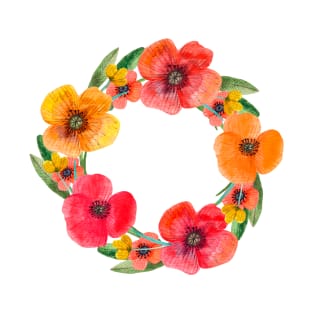 flower wreath T-Shirt