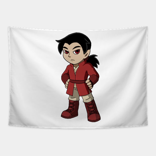 Elf Marcus Tapestry by Firestorm Fox