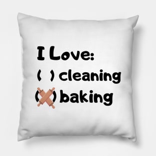 Baking Kawaii Japan Baker Minimalist Vintage Pillow