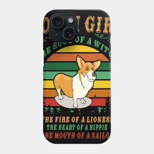 Corgi Girl - Witch - Lioness - Hippie - Sailor (111) Phone Case