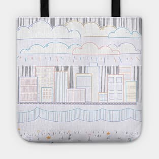 Pastel Sky Tote