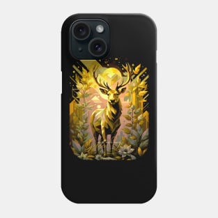 Golden Deer Phone Case