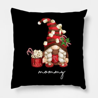 Mommy Gnome Hot Cocoa Family Matching Merry Christmas Pillow