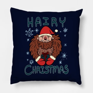 Hairy Christmas Pillow