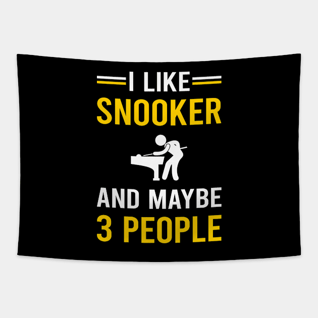 3 People Snooker Tapestry by Good Day