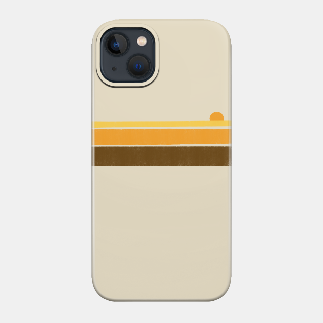 Retro 70s summer stripes - 70s - Phone Case