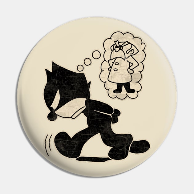 Felix the cat Pin by valentinahramov