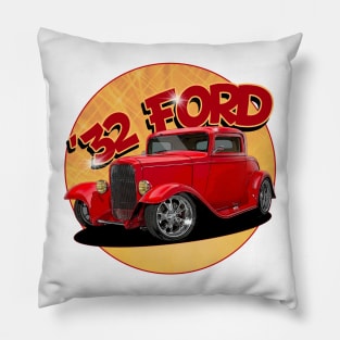 1932 Ford Coupe Hot Rod Pillow