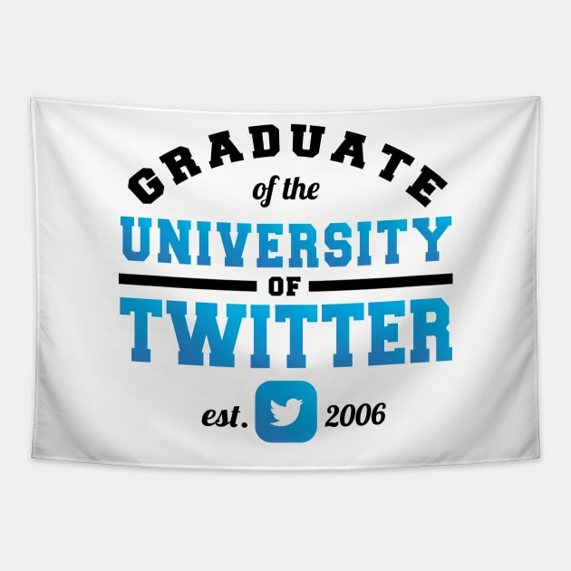 Graduate of the University of Twitter Tapestry by khearn151