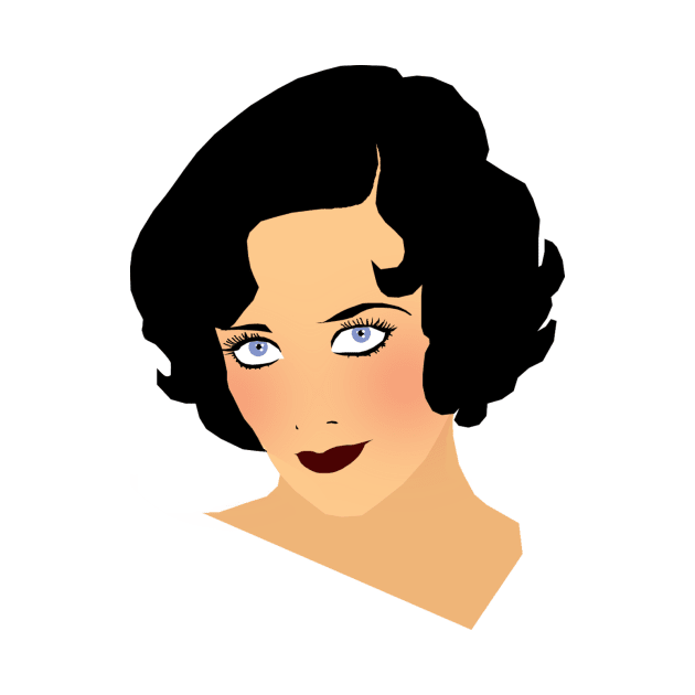 Young Joan Crawford Portrait by ursoleite