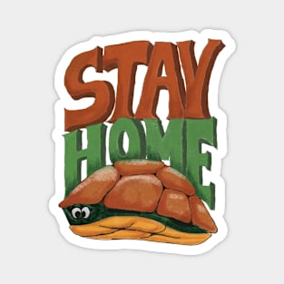 Turtle Stay home Magnet