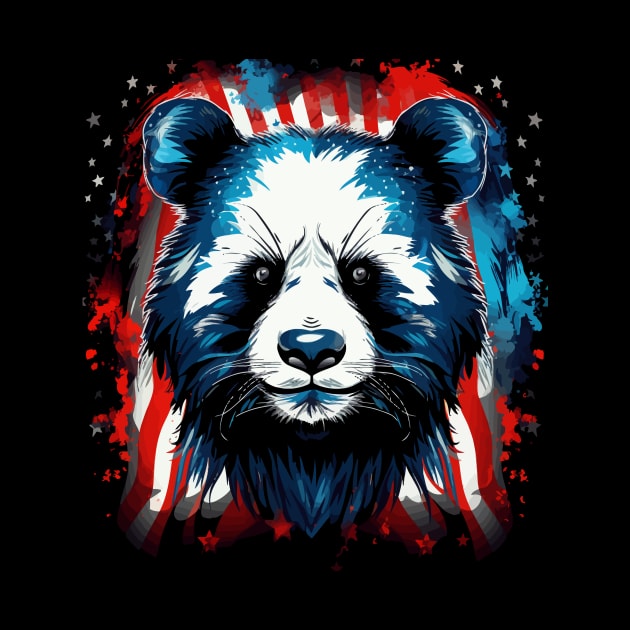 Patriotic Panda by JH Mart