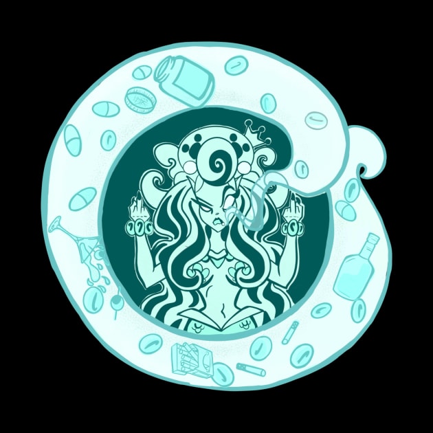 Mermaids Don't Let Mermaids Sell Coffee by SewGeekGirl