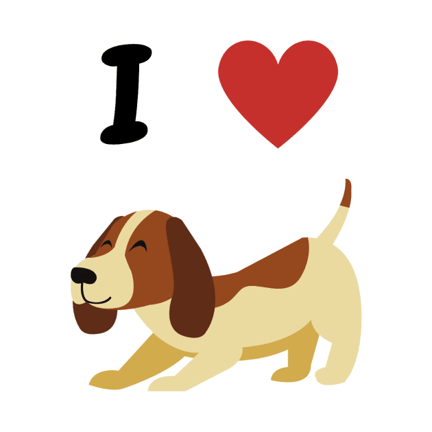 I love my dog by Simple D.