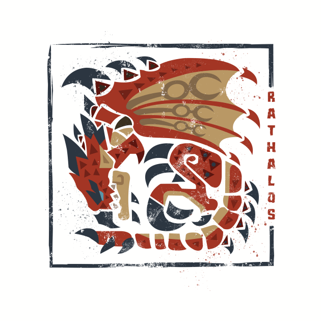 Monster Hunter World - Rathalos by Fadelias