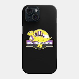 Non Binosaurus Pride Dinosaur Phone Case