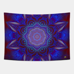 Electric Mandala Tapestry