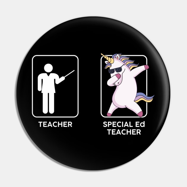 Special Edition Teacher Cool for Teachers and Students Pin by TeeTypo