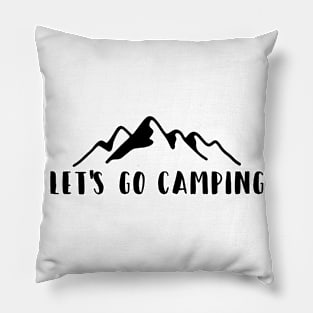 Let's Go Camping, Mountains Pillow