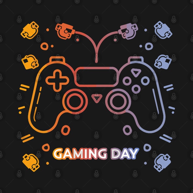 Gaming Day by NAM Illustration