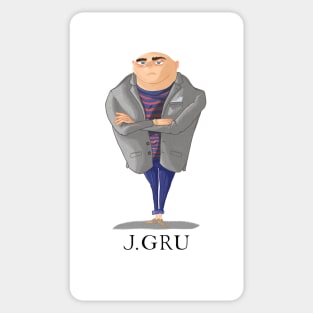 Gru meme Sticker for Sale by Eddlela