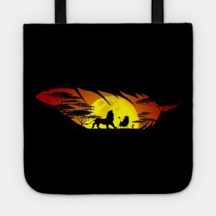 Lion King In A Feather Tote